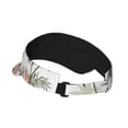 thumbnail image 2 of Fuzoiu Vintage Palm Trees Print Adult Sunscreen Visor Cap,Adjustable Summer Cap for Men Women,Unisex Running Outdoor Beach Hat, 2 of 7
