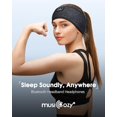 thumbnail image 3 of MUSICOZY Auriculares para dormir Bluetooth 5.4 Diadema, auriculares inalámbricos resistentes al sudor con altavoz estéreo HD ultrafino para entrenamiento y correr, 3 of 5