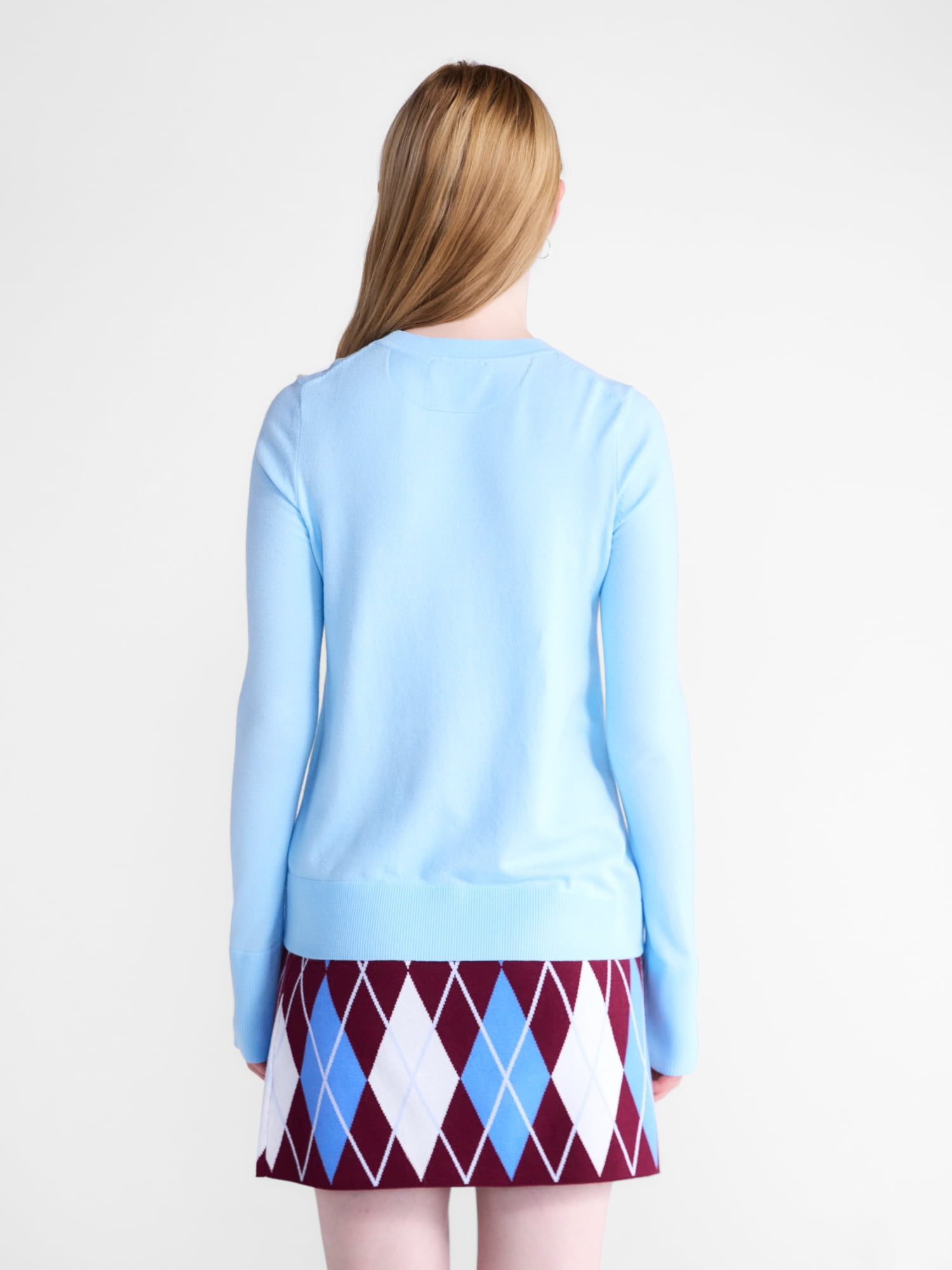 Free Assembly Women's and Women's Plus Cozy Yarn Crewneck Sweater, Midweight, Sizes XS-4X