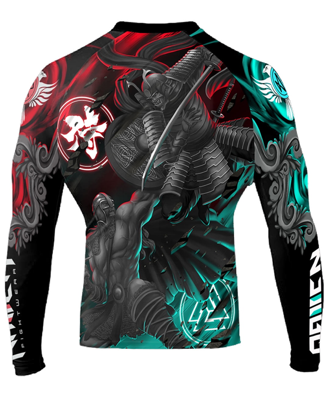 Download Raven Fightwear - Men's East Meets West MMA Rash Guard Black X-Large - Walmart.com - Walmart.com
