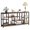 Brown Black, variant on Fnova 70.9" Extra Long Industrial Console Table, 3-Tier Narrow Entryway Table with Storage Shelves, Sturdy Sofa Table for Living Room, Hallway