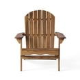 thumbnail image 4 of Milan Outdoor Acacia Adirondack Chair (Set of 2), Natural Stained, 4 of 12