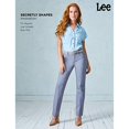 thumbnail image 2 of Lee Women's Secretly Shapes Regular Fit Straight Leg Pant, Espresso, 4, 2 of 5
