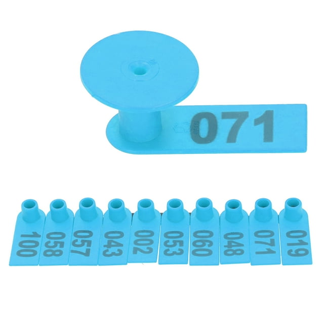 Sheep Ear Tag,Numbered Ear Tag Marks Numbered Ear Tag Livestock Accessory Rapid Response