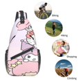 thumbnail image 5 of Lsque Sanrio Pattern Cross Chest Bag Diagonally – Premium Durable Front Chest Sling with Adjustable Padded Strap, High-Capacity Storage, 5 of 8