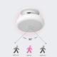 thumbnail image 4 of Luz con sensor de movimiento Lámpara de pared con luz nocturna LED recargable giratoria de 360 grados (blanco cálido), 4 of 8