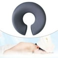 thumbnail image 4 of Milaget Massage Table Face Down Pillow Comfortable Portable Memory Foam Face Cushion Gray, 4 of 6