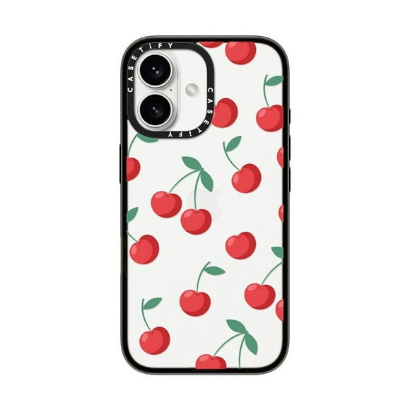 Funda de teléfono CASETiFY Compact para iPhone 16 Cherries