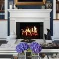 Morpheus MagikFlame Electric Fireplace with White Mantel 30 Flames