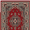 Red/Blue, variant on Home Dynamix Ariana Ksara Traditional Medallion Border Area Rug, Black/Red, 3-Piece Set