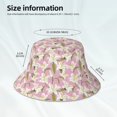 thumbnail image 3 of Honeii Lilies Flowers for Unisex Bucket Hat Waterproof Rain Hat Reversible Shiny Rave Bucket Hat for Concert Festival Boonie Cap, 3 of 6