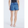thumbnail image 3 of Free Assembly Women's and Women's Plus Patch Pocket Denim Shorts, 4" Inseam, Sizes 0-28W, 3 of 5