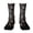 304#Black, variant on Men Women Soft Stretch Socks Halloween Pumpkin Witch Pattern Mid Calf Cotton Socks Everyday Outdoor Socks
