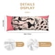 thumbnail image 3 of Balery Pink Cheetah Art Funda Protectora para Almohada Corporal de Algodón Hipoalergénico con Cierre(55 x 21 pulgadas), Almohadas No Incluidas, 3 of 7