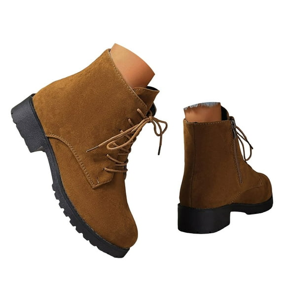 Mepaouo Womens Ankle Boots Low Heel Suede Chelsea Boots Fashion Comfortable Dress Booties