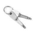 thumbnail image 1 of Matsuzay Juego de destornilladores de llave de 2 uds., llavero de acero inoxidable, herramienta de bolsillo multiusos para exteriores Artesanía gris, 1 of 6