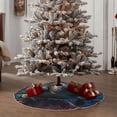 thumbnail image 4 of Sikiie Ocean Coral Turtle Nativity Christmas Tree Skirt, Jesus Christian Winter Holiday Tree Mat Decoration(30-48IN)30", 4 of 6