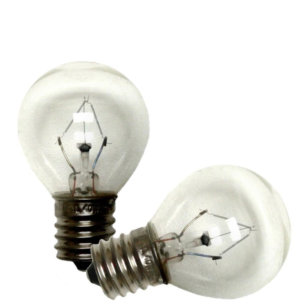 3 Bulbs 40S11N Clear Incandescent Bulb 40 Watt 120 Volt E17 Intermediate Base 