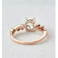thumbnail image 4 of 1.50 Ct Oval Cut Lab-Created Diamond Women Engagement Ring 14k Rose Gold Plated 925 Sterling Silver, 4 of 4