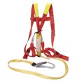thumbnail image 1 of Arnés de seguridad de cuerpo completo Cinturón trasero acolchado extraíble Protección contra caídas con ganchos dobles, 1 of 5