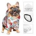 thumbnail image 3 of Fotbe Watercolor Red Truck And Fir Tree Sudadera con Estampado para Perros Pequeños – Suéter con Capucha para Mascotas, Tela Suave de Forro Polar con Bolsillo-X-Small, 3 of 7