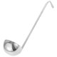 thumbnail image 2 of Cucharón para salsas Cucharón de mango largo de acero inoxidable Cucharón para sopa Cucharón para olla caliente 90 ml, 2 of 4