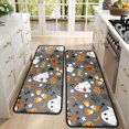 thumbnail image 4 of Kitchen Rugs Sets Of 2,Halloween Cute Ghosts with Boo Anti Fatigue Kitchen Mat Rugs Non Slip Washable,Decorative Kitchen Floor Mats for Kitchen,Sink,Laundry,17"x47"+17"x47", 4 of 5
