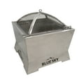 thumbnail image 2 of Square Domed Stainless Steel Spark Screen and Screen lift for 22" Square Peak Fire Pit, 2 of 6