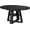 Black embossed, variant on 43.3 Inch - 59.06 Inch Extendable Oval Dining Table for 4-8, Transformer Round Kitchen Table with Wooden Pedestal Base, Dining Room Table with Storage Shelf for Kitchen, Apartment (Brown)