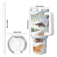 thumbnail image 5 of Vintage Moth Collection Cup Insulated Tumbler Stainless Steel Vacuum Travel Mug 40 oz with Handle and Straw Lid, 5 of 7