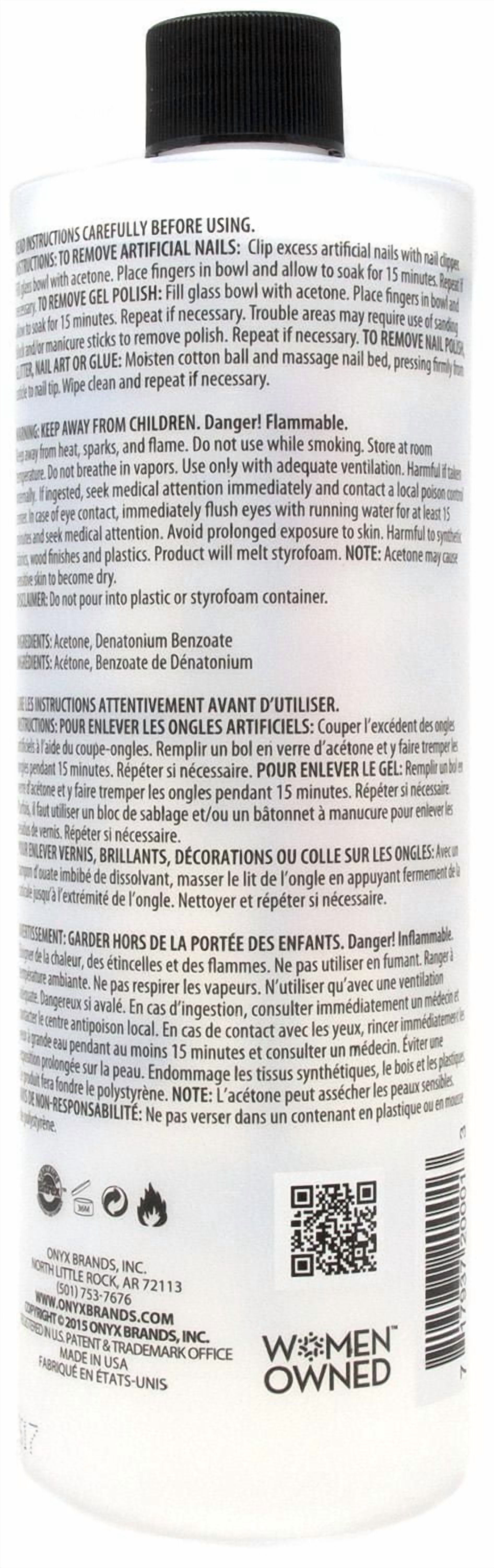 Onyx Professional 100% Pure Acetone Polish Remover