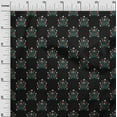 thumbnail image 3 of oneOone Polyester Spandex Black Fabric Florals Quilting Supplies Print Sewing Fabric By The Yard 56 Inch Wide, 3 of 4