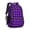 Purple and Black, variant on Red and Black Checkered Pattern Backpack for School, Cute School Bag with Adjustable Shoulder Straps and Padded Back, 16.9"x12.6"x5.9"