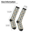 thumbnail image 5 of Bingfone Compression Socks For Women And Men Long Socks For Running Athletic Cycling Nurse-Llama And Cactus1, 5 of 9