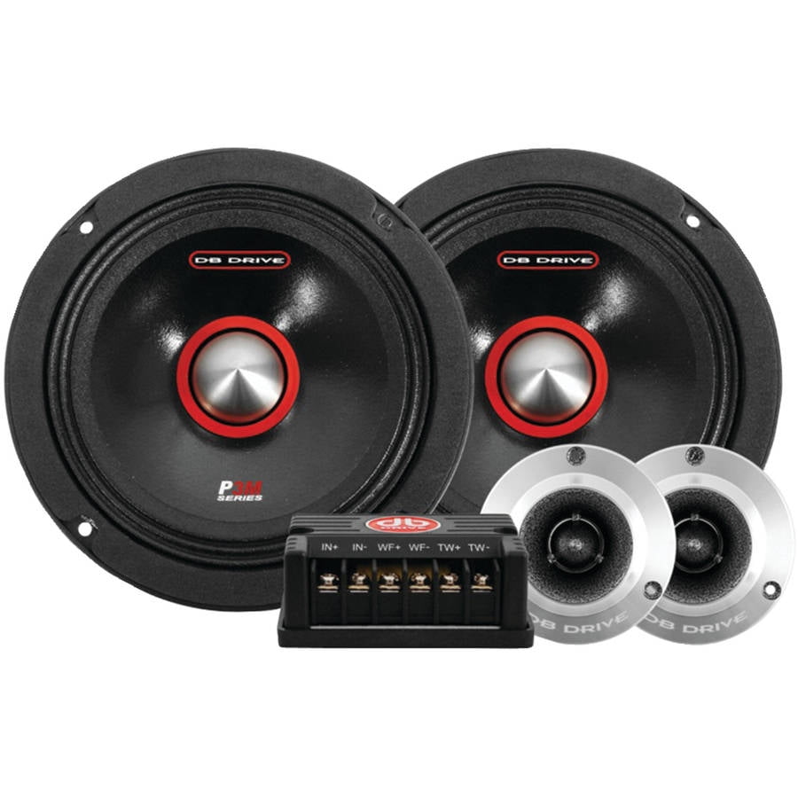 Db Drive P3 6k Pro Audio Series 6.5" 250Watt Component Speaker System