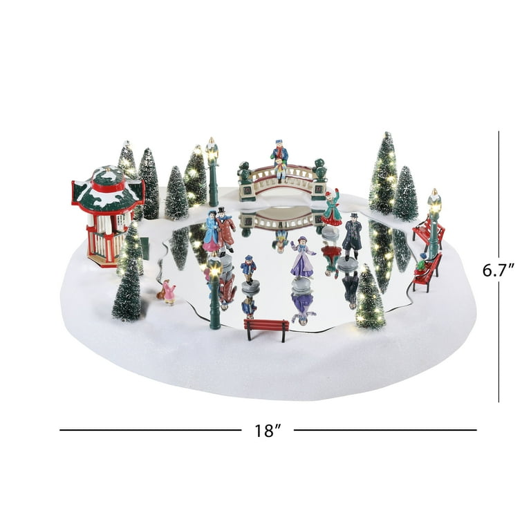 Mr. Christmas Winter Wonderland Christmas Skating Rink - Walmart.com
