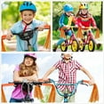 thumbnail image 5 of 4Pcs Bike Handles Accessories,Rainbow Bike Streamers,Orange Tassel Ribbons Decorations for Bicycle Handlebar, 5 of 6