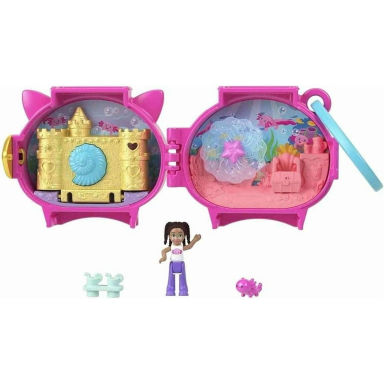 Polly Pocket Pet Connects Axolotl Micro Playset - Walmart.com