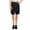 Black, variant on Danielle Bernstein Womens High Waist Solid Bike Shorts Ivory 10