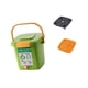 thumbnail image 5 of Contenedor de compost para patio, contenedor de compost portátil, cubo de compost para el hogar y el jardín. 8 litros, 5 of 9
