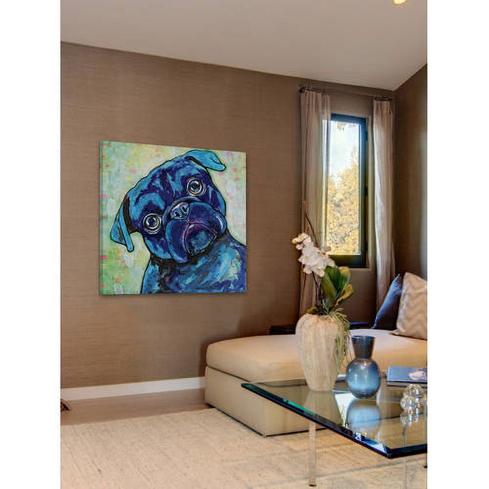 Marmont Hill Black Pug II Painting Print