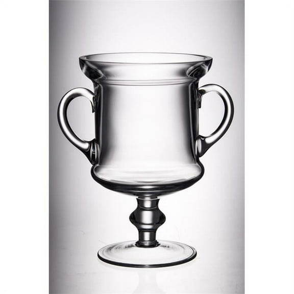Majestic Gifts Trophy With Handles- 8 in. - Clear - 8 in.