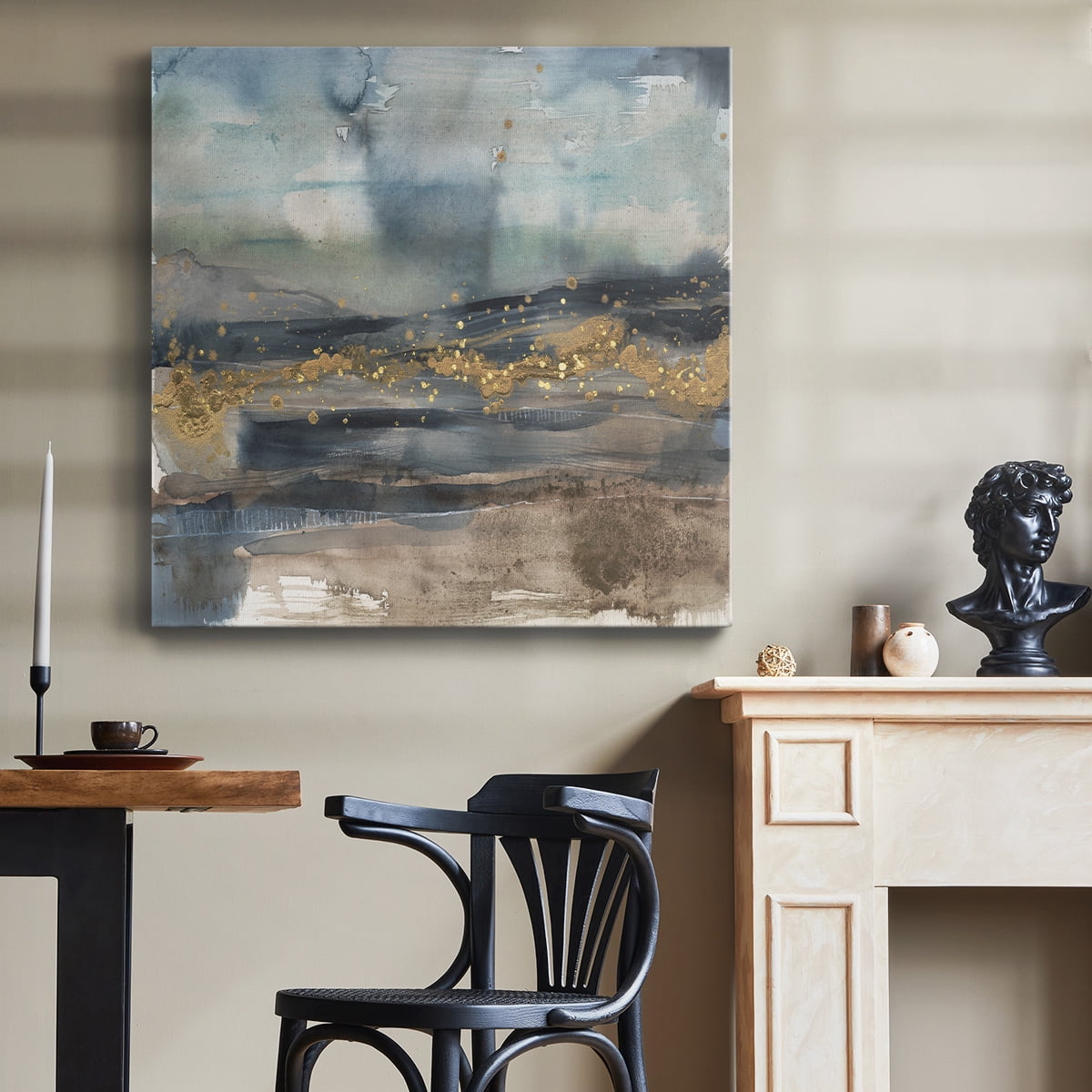 Wexford Home Golden Light on the Horizon I-Premium Gallery Wrapped Canvas, 40" x 40" - Ready to Hang