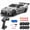 Air Force Gray, variant on 1:24 Scale 4WD RC Drift Car, High Speed Remote Control Racing Vehicle With LED Lights, Proportional Steering And Interchangeable Tires For Hobbyists- Air Force Gray