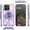 Flower Blooms, variant on XPM for Motorola Edge 2025 Phone Case, Pattern Design Hybrid with Invisible Ring Stand & Magnetic Back, Shockproof Protective Grip Cover for Edge 2025 (Pineapple Love Vibe)