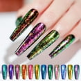 thumbnail image 5 of Cloud Aurora Flakes H - Dreamy Cloud Brocade Mirror Nail Sequins Powder, Fairy Color Highlight Pigment for Nail Art, Nail Powder Easter Mother'S Day Stive Nail, 5 of 7