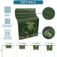 thumbnail image 6 of St. Patricks Day Table Runner 13x72 Inches Long Green Clover Hat Runner for Table Green Leaves Table Runners Cotton Linen Dresser Scarf for Kitchen Coffee Dining Spring Holiday Party Decor, 6 of 6