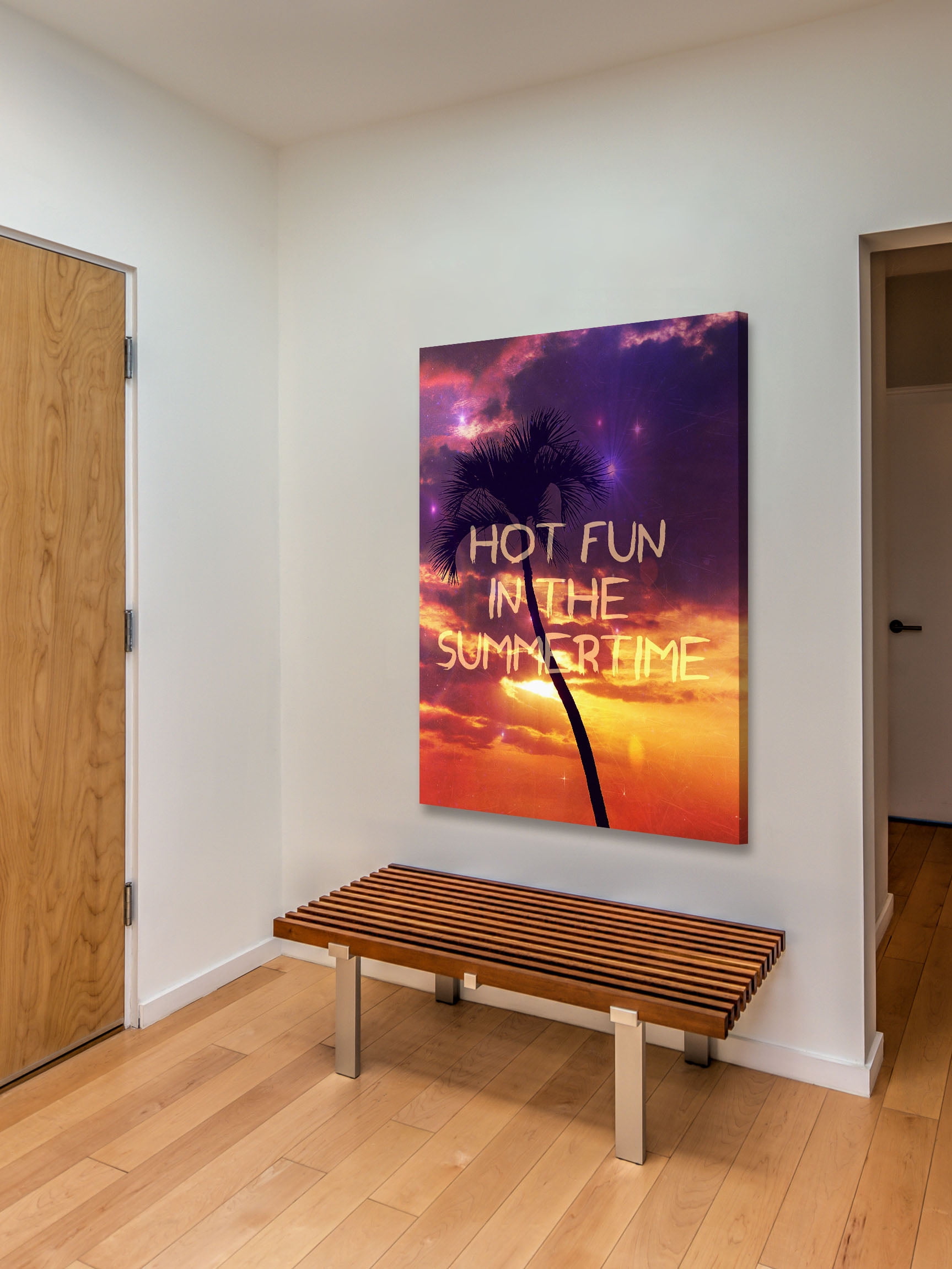 "Hot Fun in the Summertime" Painting Print on Wrapped Canvas