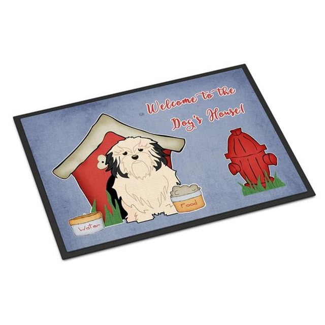 Carolines Treasures BB2773JMAT Tapis d'Intérieur Ou d'Extérieur de Collection de Chien Lowchen, 24 x 0.25 x 36 Po.