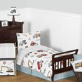 thumbnail image 5 of Sweet Jojo Designs Construction Truck Boy Baby Playmat Tummy Time Infant Play Mat - Grey Yellow Orange Red and Blue Transportation, 5 of 5